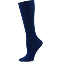 Solid Navy Compression Sock - Regular - 01652