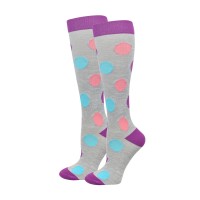 Premium  Bright Dots Fashion Compression Sock - 92081