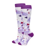 Tie Dye Premium Medical Icons XL Fashion Compression Sock - 92103