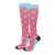   Pink Floral  XL Fashion Compression Sock - 94024