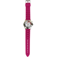 Braided Silicone Professional Watch-Pink - 94510