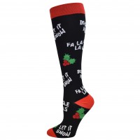 Premium Let it Snow Fashion Compression Sock - 94768