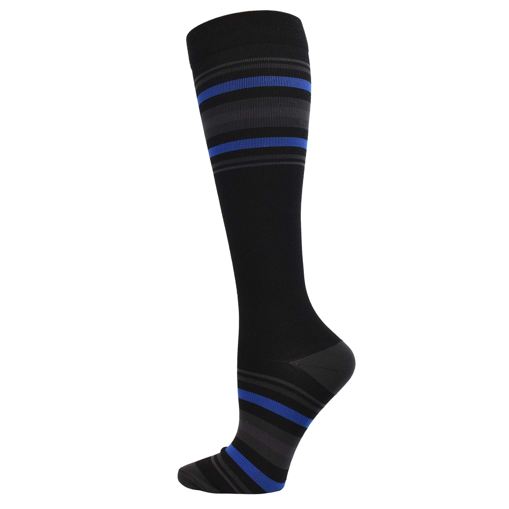 Men's Compression Socks 10-14mmHg : Mens Striped Premium ...