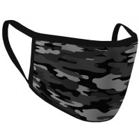 2 PLY POLYESTER /COTTON GREY CAMO MASK -  2PK - 60505
