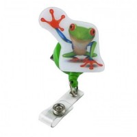 "Pop Outs" Badge Holder - Frog - 01303