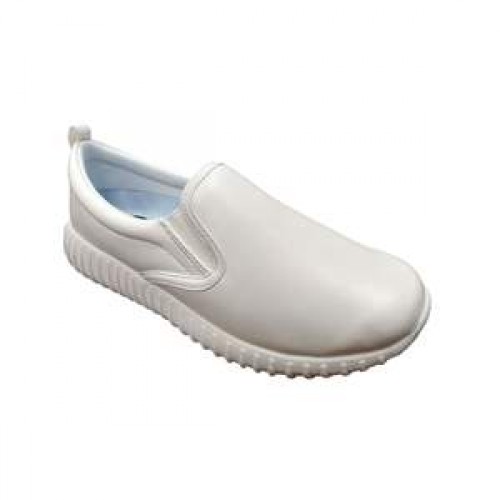 solid white nursing shoes