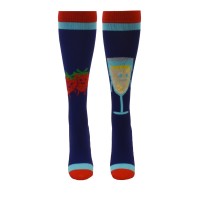 Champagne & Strawberries Fashion Compression Sock - 89574