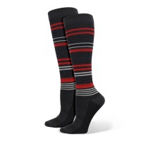 Mens Marled Stripe Premium Compression Sock - 92024