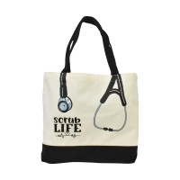 ND Canvas "Scrub Life"  Bag - Black - 92109