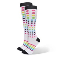 Cascade Dot's & Stripes Compression Socks XL - 94806