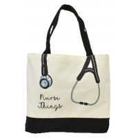 ND Canvas  "Nurse Things" Bag - Black -92193