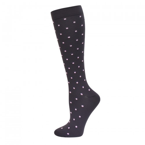 Grey & Pink Premium + Compression Sock - 94802 | Regular ...